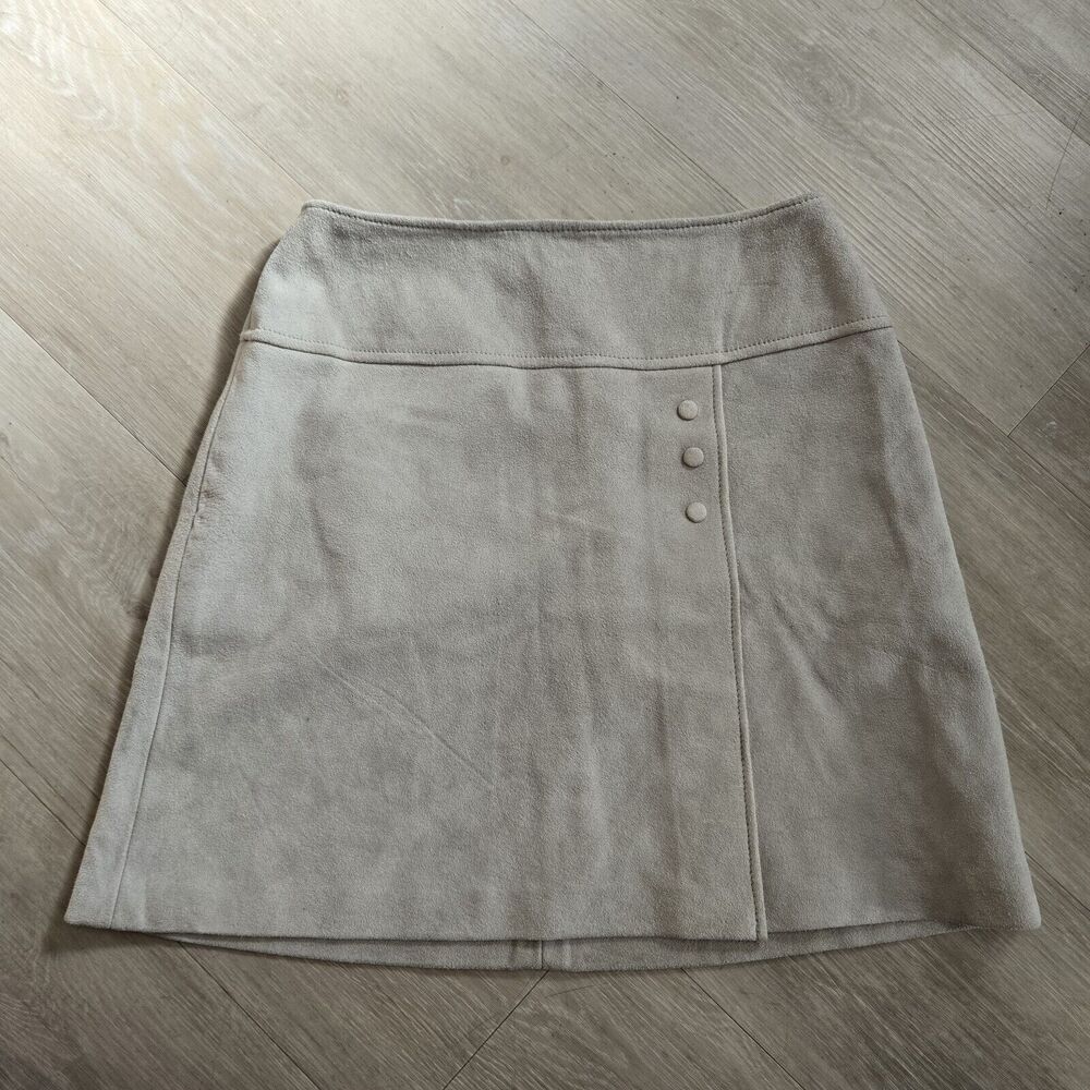 Wapiti Native Deer Leather Skirt High Waist Demure Mindful Academia Money Boho